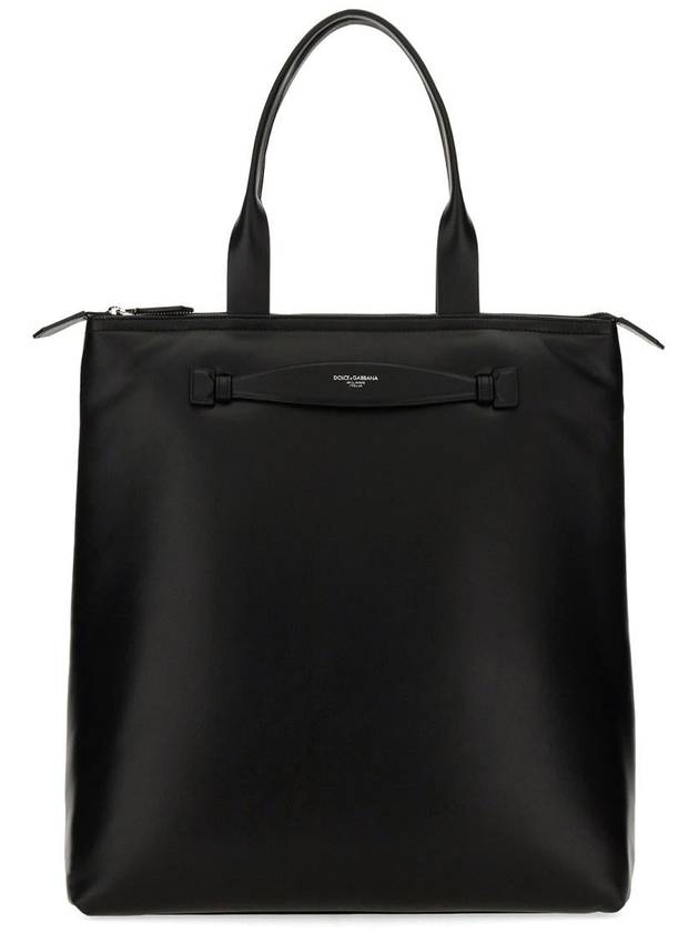 Dolce & Gabbana Leather Shopping Bag - DOLCE&GABBANA - BALAAN 1