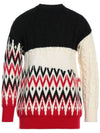 pattern mix sweater - LANEUS - BALAAN 1