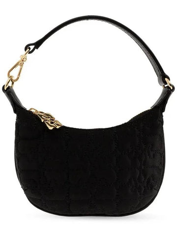 Butterfly Mini Quilted Hand Shoulder Bag Black - GANNI - BALAAN 1