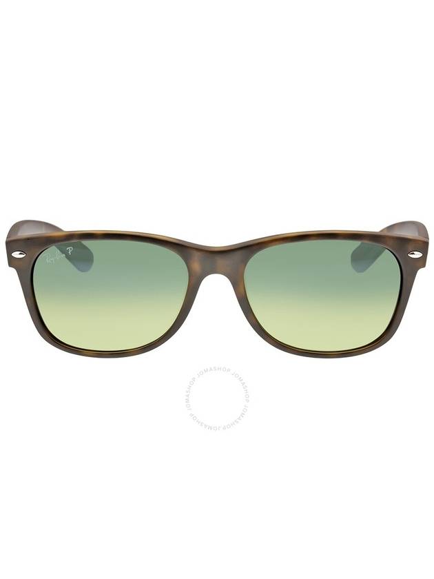 Ray Ban New Wayfarer Classic Polarized Blue/Green Gradient Unisex Sunglasses RB2132 894/76 55 - RAY-BAN - BALAAN 2