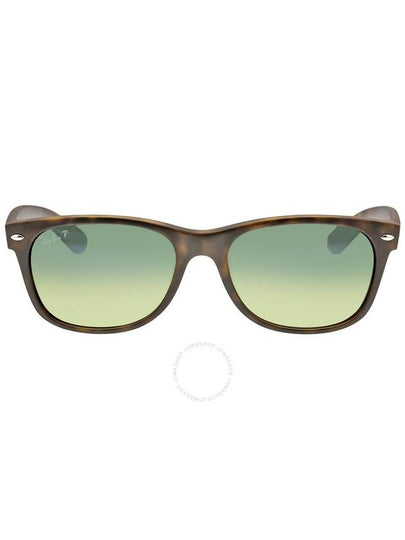 Ray Ban New Wayfarer Classic Polarized Blue/Green Gradient Unisex Sunglasses RB2132 894/76 55 - RAY-BAN - BALAAN 2