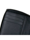 Intrecciato Zipper Around Half Wallet Black - BOTTEGA VENETA - BALAAN 11