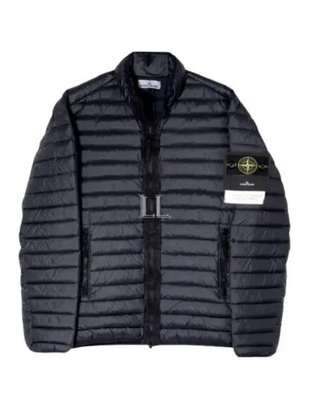 Men's Wappen Patch Padded Jacket Navy - STONE ISLAND - BALAAN 2