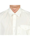 Cotton Popeline Short Sleeve Shirt White - CP COMPANY - BALAAN 6