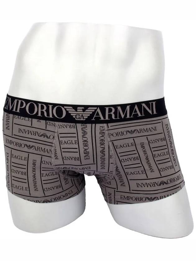 Armani Panties Underwear Men's Underwear Draws 2F508 Logo Charcoal - EMPORIO ARMANI - BALAAN 1