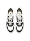 Medalist Leather Low Top Sneakers White Black - AUTRY - BALAAN 4