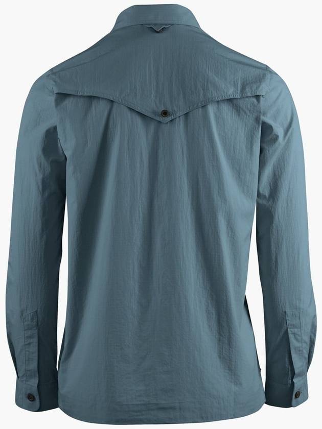 Women's Syn Regular Fit Long Sleeve Shirt Thistle Blue - KLATTERMUSEN - BALAAN 3