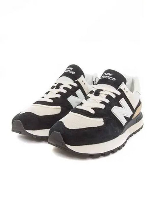 574 Legacy Low Top Sneakers Black Angora - NEW BALANCE - BALAAN 2