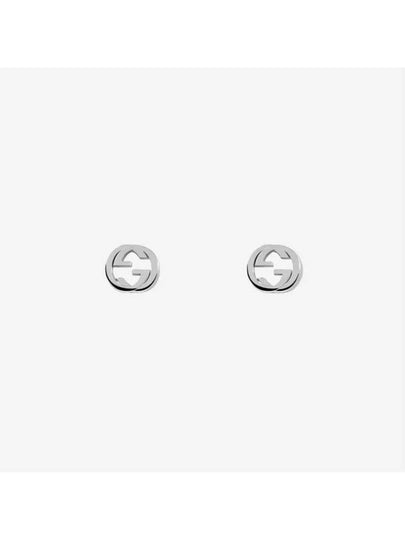 Interlocking G Earrings Silver - GUCCI - BALAAN 2