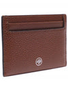 Logo Heritage Full Grain Card Wallet Brown - MULBERRY - BALAAN 4