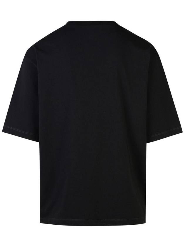 DSQUARED2 'Icon' Black Cotton T-Shirt - DSQUARED2 - BALAAN 3