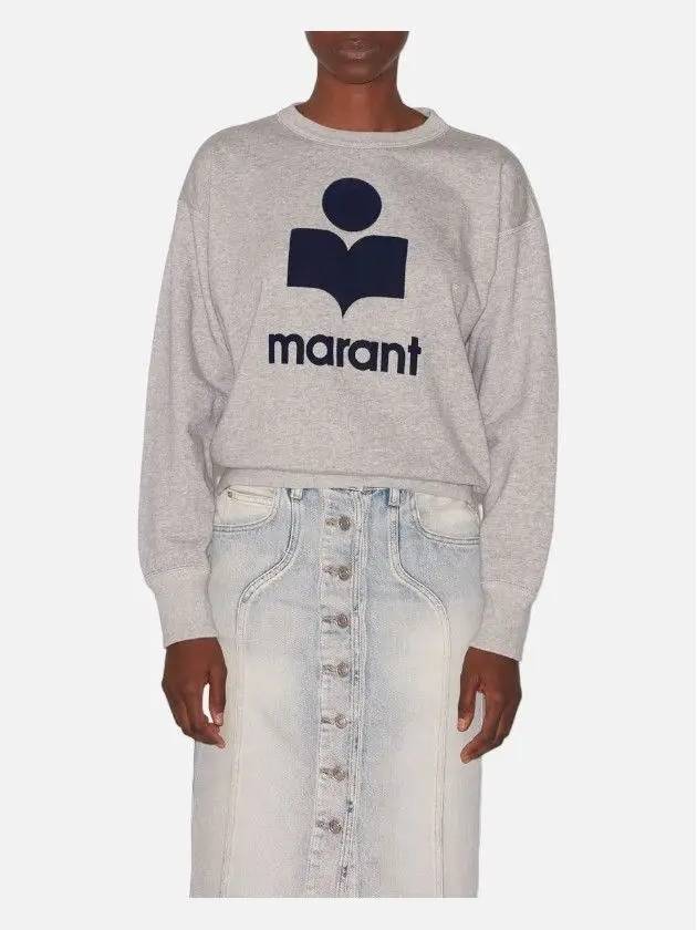 Women's Mobily Logo Sweatshirt SW0011FA B1M12E GYMD - ISABEL MARANT - BALAAN 1