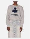 Women's Mobily Logo Sweatshirt SW0011FA B1M12E GYMD - ISABEL MARANT - BALAAN 3