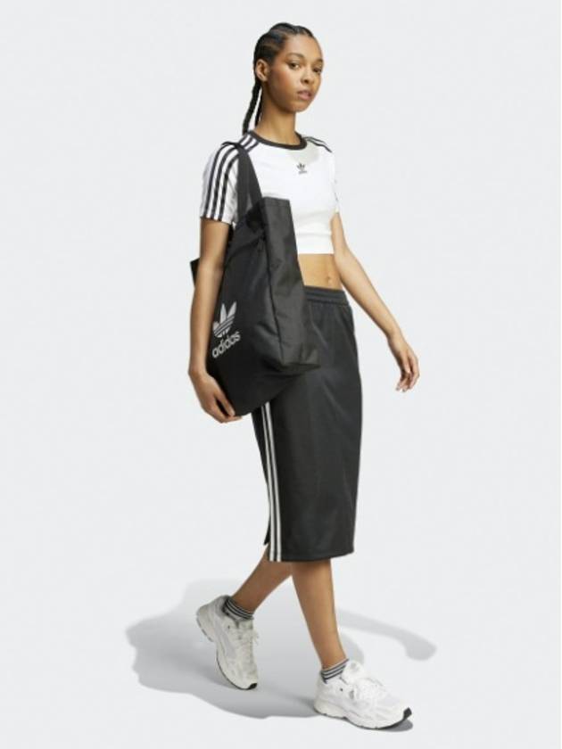 Classic 3 Stripe A-Line Skirt Black - ADIDAS - BALAAN 7