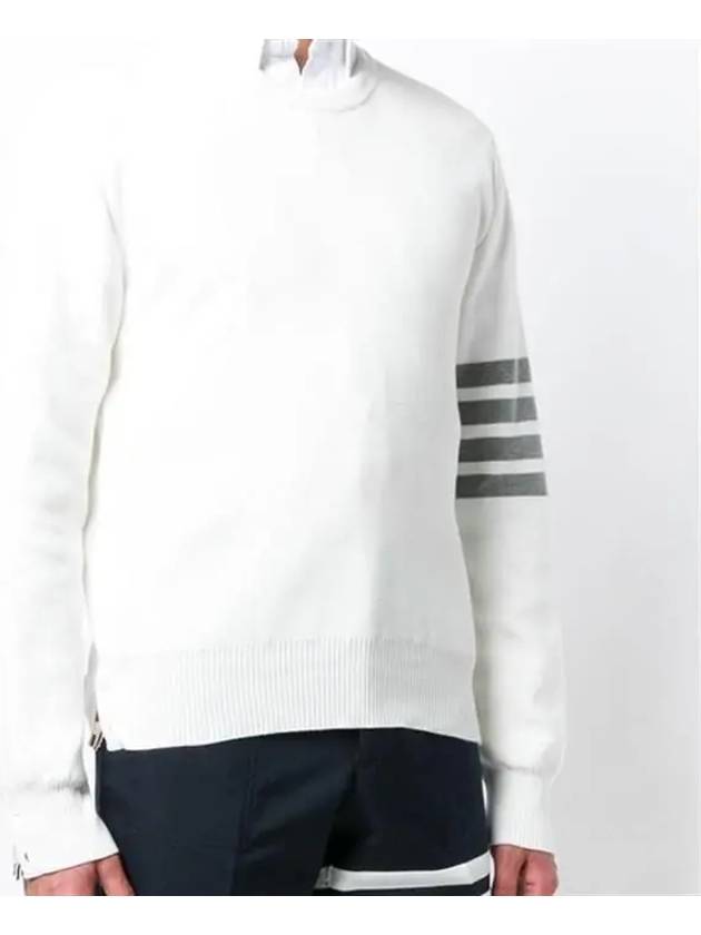 Men s Diagonal Armband Stripe Milanese Stitch Knit MKA202A 00219 - THOM BROWNE - BALAAN 5