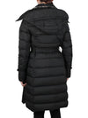 Women's Double Breasted Hooded Padded Black - BURBERRY - BALAAN 5