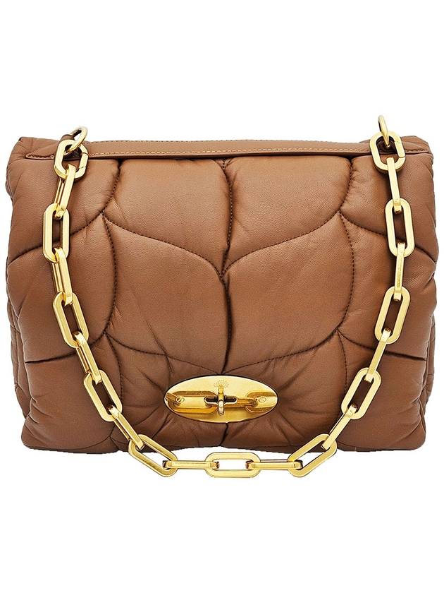 Mulberry HH8355 Brown Nappa Softy Chain Shoulder Bag - MULBERRY - BALAAN 1