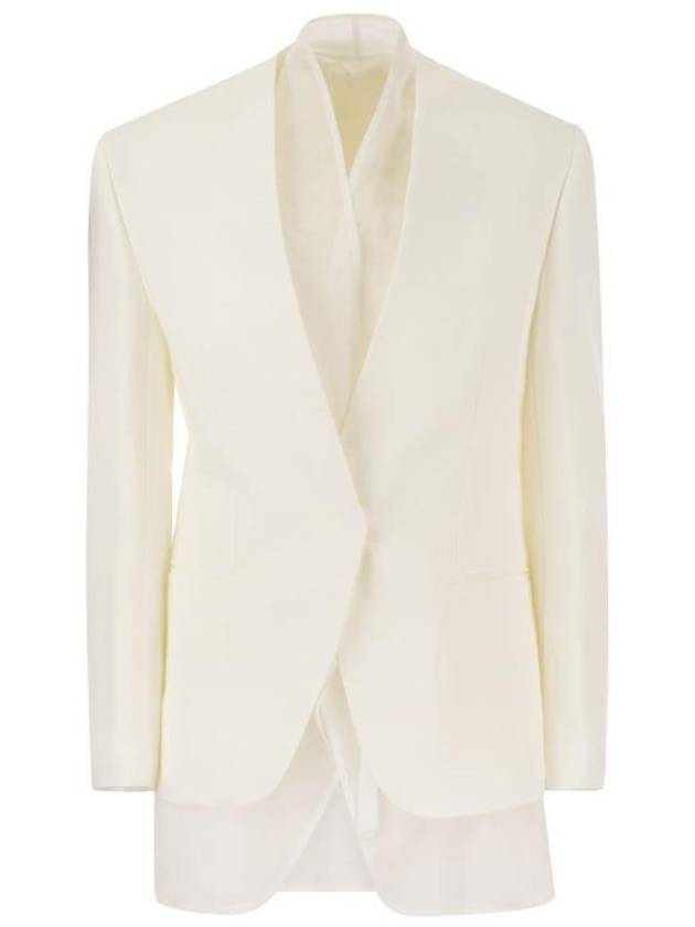 Jacket MH1262808 C600 WHITE - BRUNELLO CUCINELLI - BALAAN 1