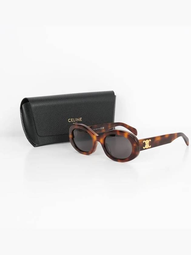 Eyewear Triomphe Acetate Sunglasses Blonde Havana - CELINE - BALAAN 6