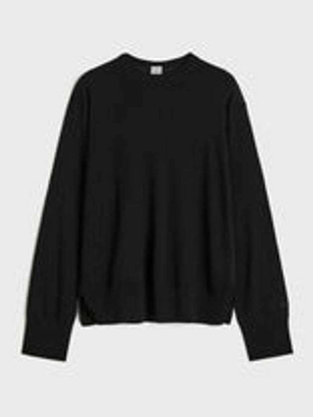 Crew neck silk cashmere knit - TOTEME - BALAAN 1