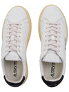 Dallas Black Tab Leather Low Top Sneakers White - AUTRY - BALAAN 7