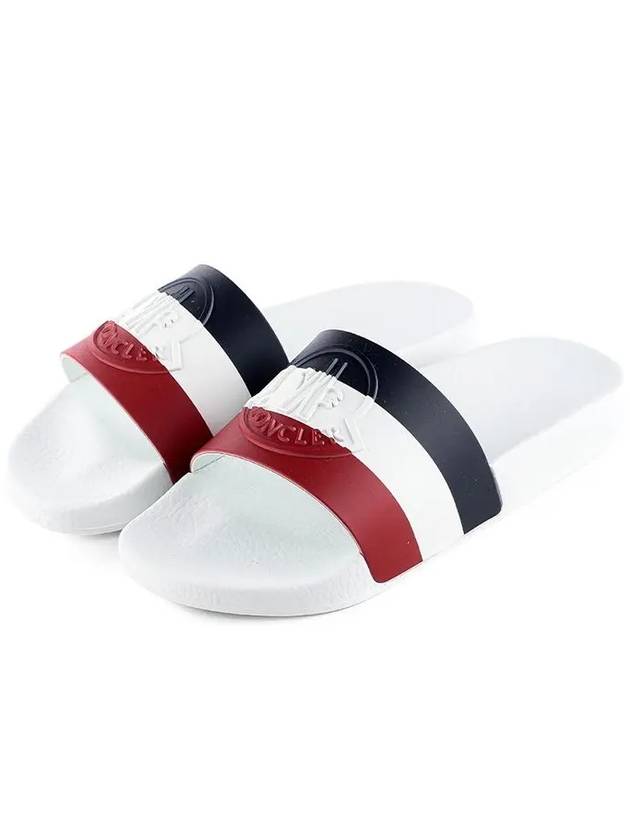 Basil striped sandal slippers 4C00070 01A49 002 - MONCLER - BALAAN 1