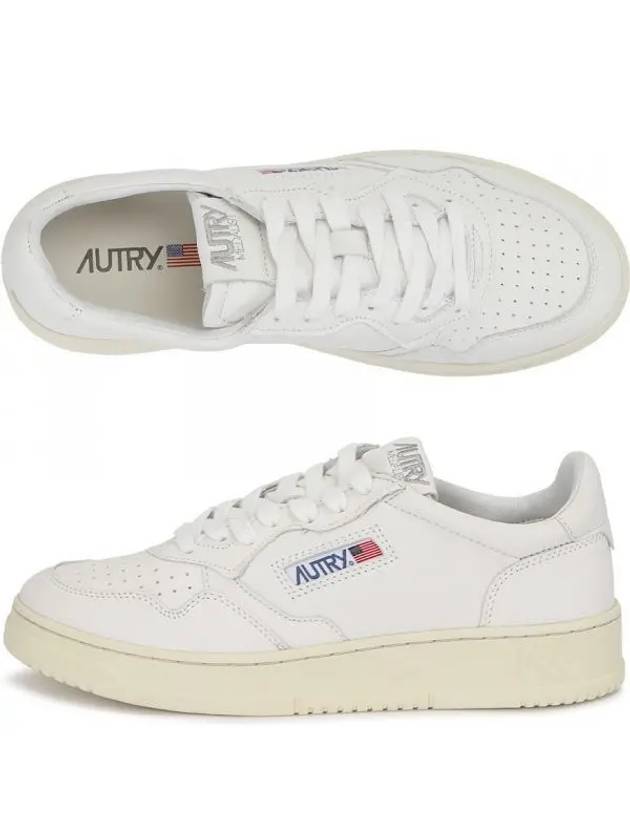 Medalist Goatskin Low Top Sneakers White - AUTRY - BALAAN 2