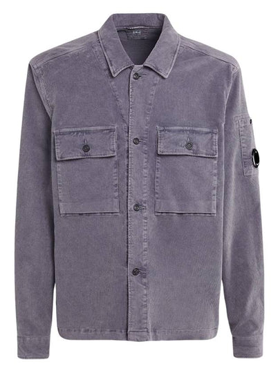 Military Twill Emerald Pocket Long Sleeve Shirt Grey - CP COMPANY - BALAAN 2