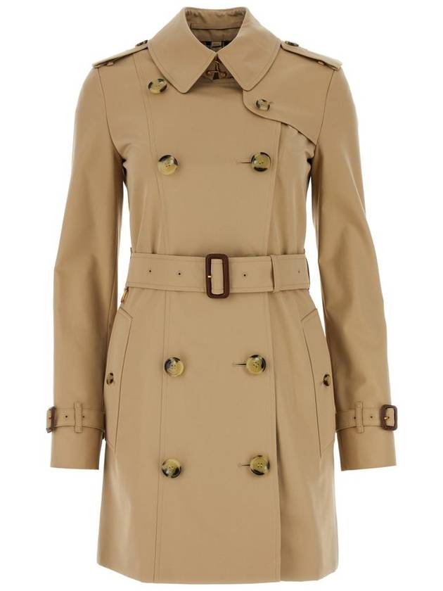 Short Chelsea Heritage Trench Coat Beige - BURBERRY - BALAAN 2