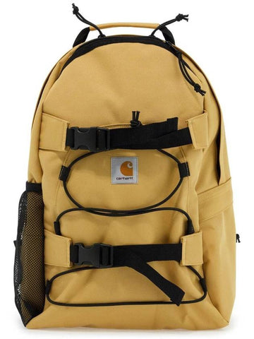 Kickflip Recycled Polyester Canvas Backpack Yellow - CARHARTT WIP - BALAAN 1