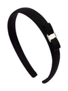 Vara Bow Hairband Black - SALVATORE FERRAGAMO - BALAAN 4