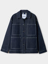 4-Pocket Reversible Denim Jacket Blue - SUNNEI - BALAAN 2