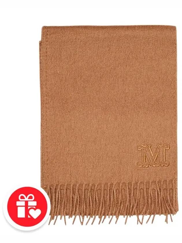 Wek Clara Wool Scarf Muffler Camel WKCLARA 001 - MAX MARA - BALAAN 7