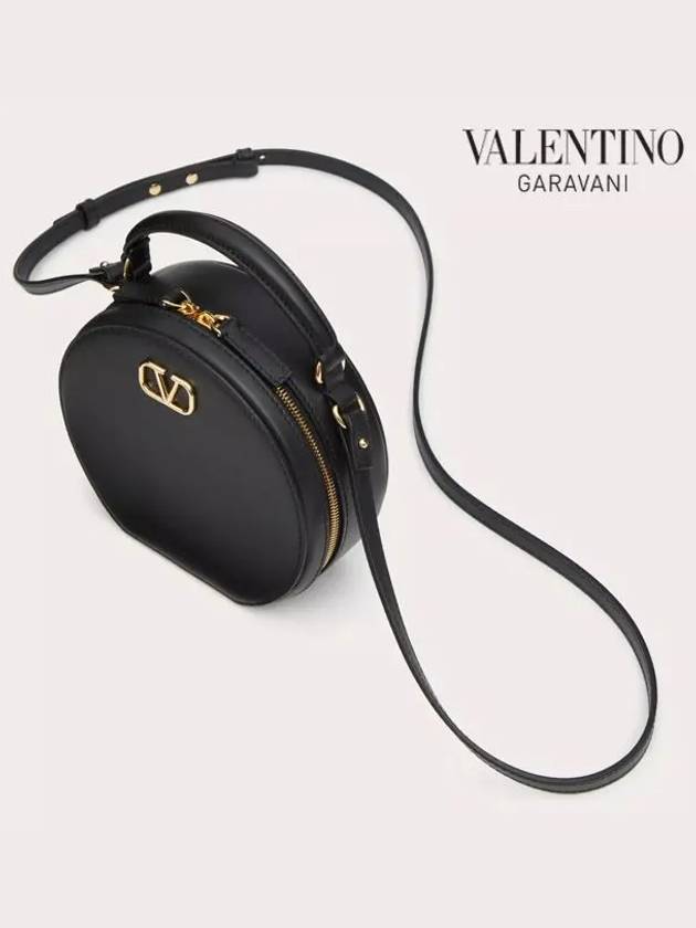 V Logo Signature Cross Bag Black - VALENTINO - BALAAN 6