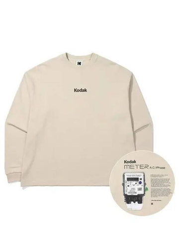 KODAK Essential Kodalux Long Sleeve T Shirt IVORY - KODO - BALAAN 1