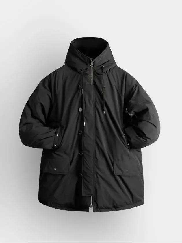 Signature N3B padded parka black - INDUST - BALAAN 9