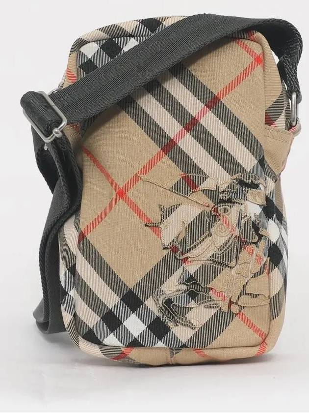 EKD Appliqué Check Phone Cross Bag Beige - BURBERRY - BALAAN 3