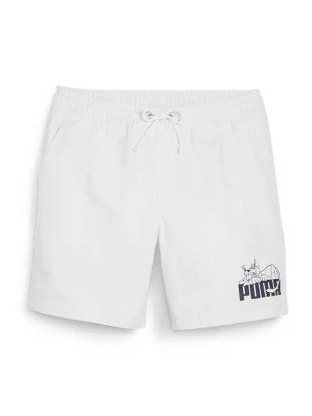 Logo Shorts White - PUMA - BALAAN 2