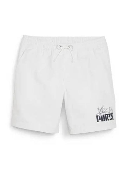 Logo Shorts White - PUMA - BALAAN 2