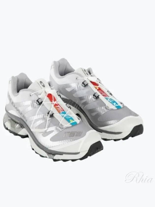 XT-4 OG Sharkskin Low Top Sneakers Silver - SALOMON - BALAAN 2