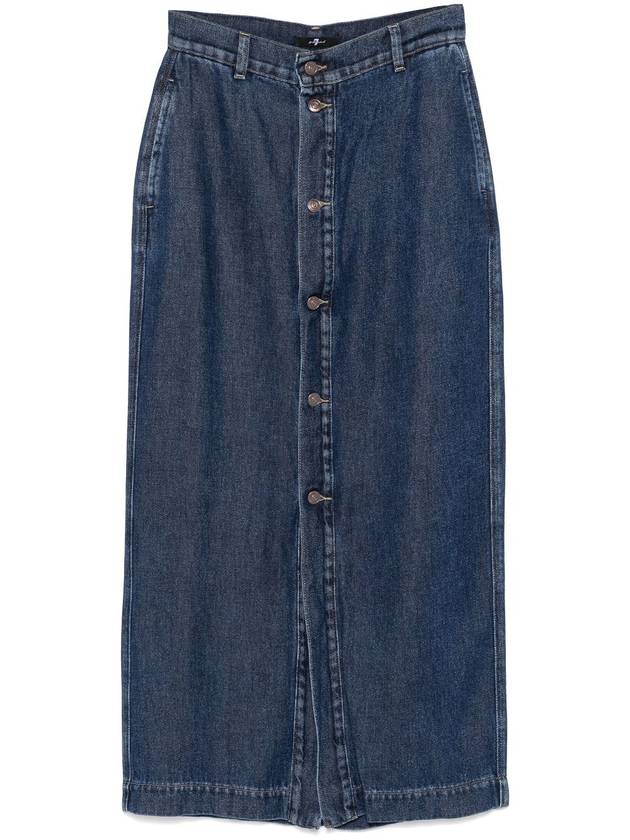 Seven Skirts Blue - 7 FOR ALL MANKIND - BALAAN 1