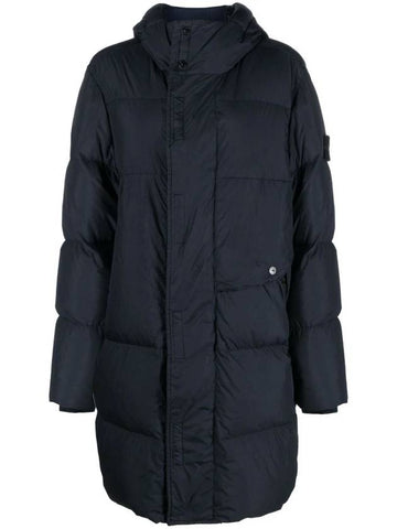 Stone Island Coats Blue - STONE ISLAND - BALAAN 1