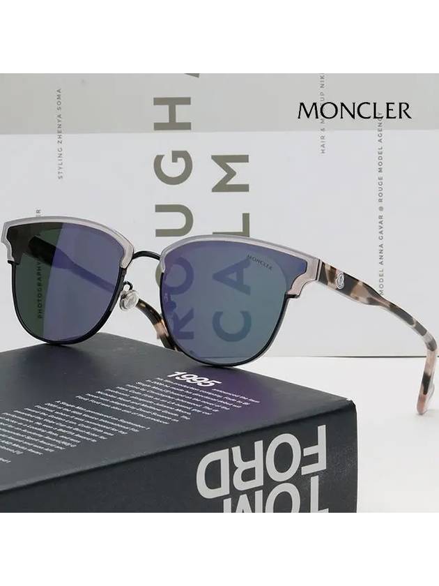 oval sunglasses purple - MONCLER - BALAAN 3