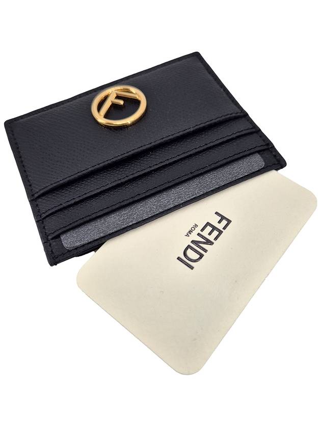 Signature Logo Card Wallet Black - FENDI - BALAAN 5