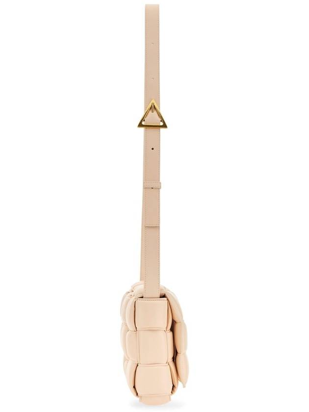 Gold Padded Cassette Cross Bag Melon Washed - BOTTEGA VENETA - BALAAN 4