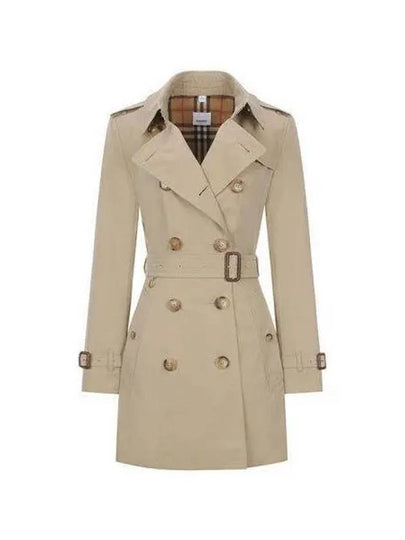 Chelsea Cotton Trench Coat Beige - BURBERRY - BALAAN 2