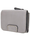 Edith Small Tri-Fold Buffalo Leather Half Wallet Grey - CHLOE - BALAAN 3