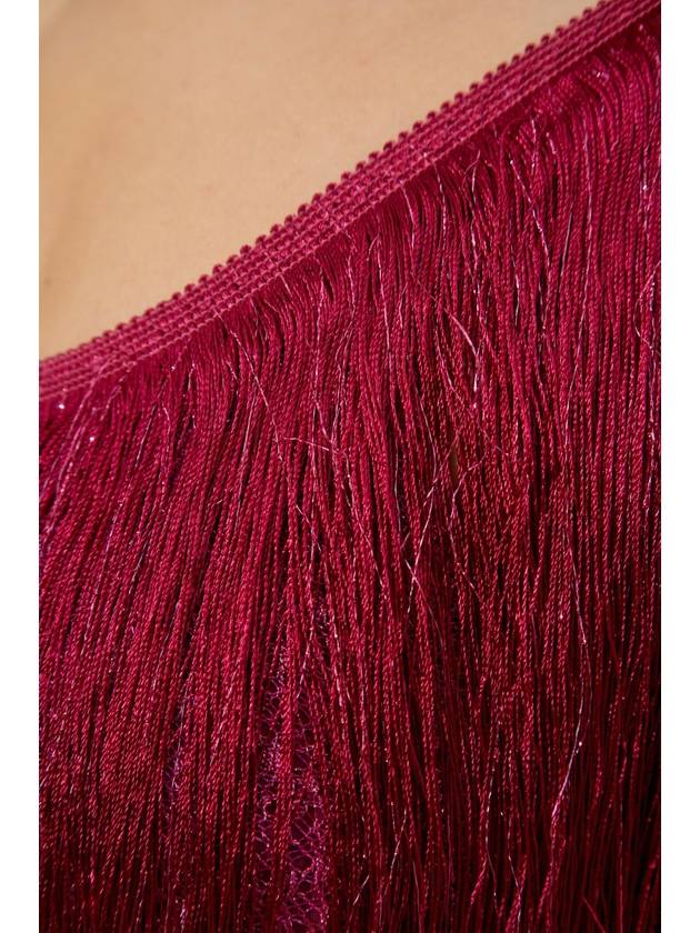 Missoni One-piece Swimsuit With Fringes And Lurex Thread, Women's, Purple - MISSONI - BALAAN 5