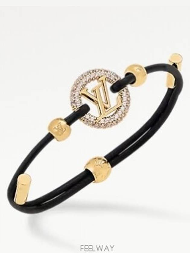 Louise By Night Bracelet Gold Black - LOUIS VUITTON - BALAAN 2