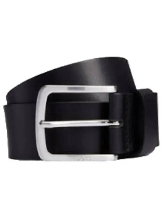 Boss matte buckle leather belt waistband - HUGO BOSS - BALAAN 1